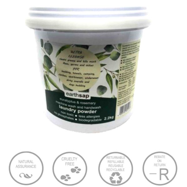 Earthsap Laundry Powder (Eucalyptus & rosemary) (2.2kg)