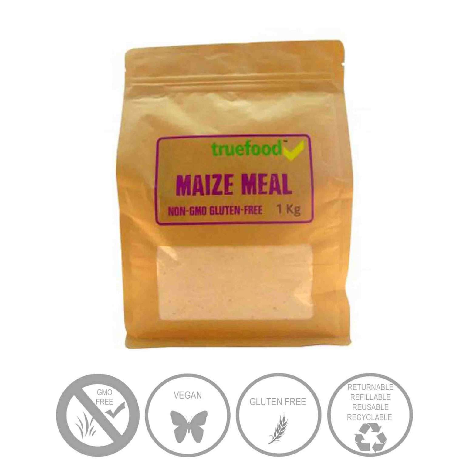 Maize Meal (Mielie Meal) (1kg) Green Heart Organics