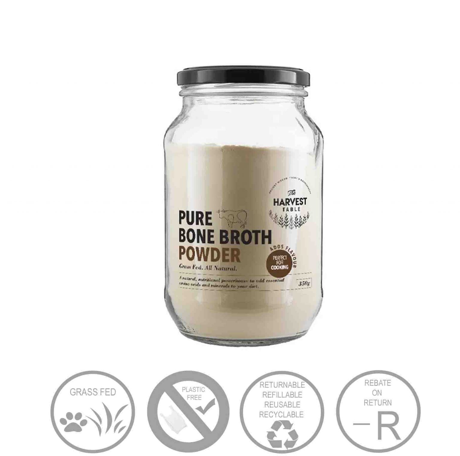 Bone Broth Powder (350g) - Green Heart Organics